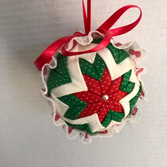 Vtg Handmade Fabric Ornaments - Picture 2 of 8